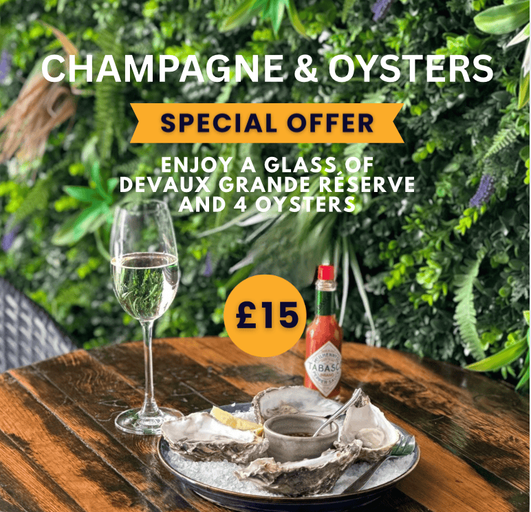 Champagne & Oysters – Special Offer